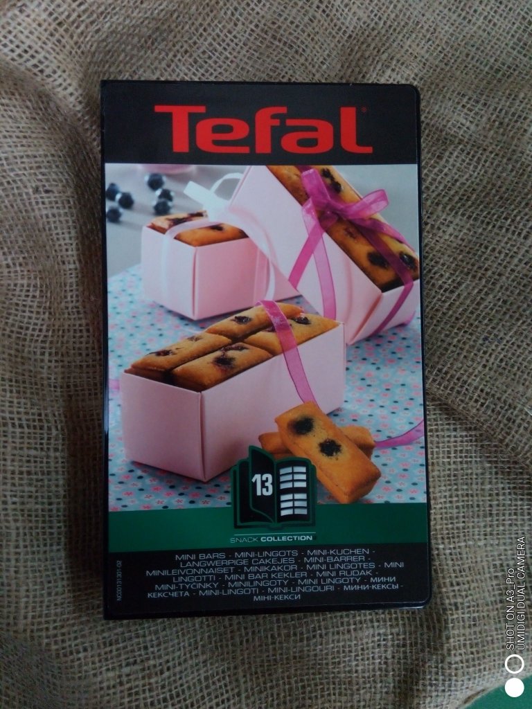 Tefal XA801312 Snack Collection - Box 13: Mini bars