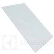 Skleněná polička nad šuplíky na zeleninu chladničky ZANUSSI