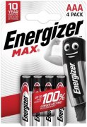 Baterie Energizer MAX AAA 4 Pack
