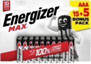 Baterie Energizer MAX AAA 15+5 Pack